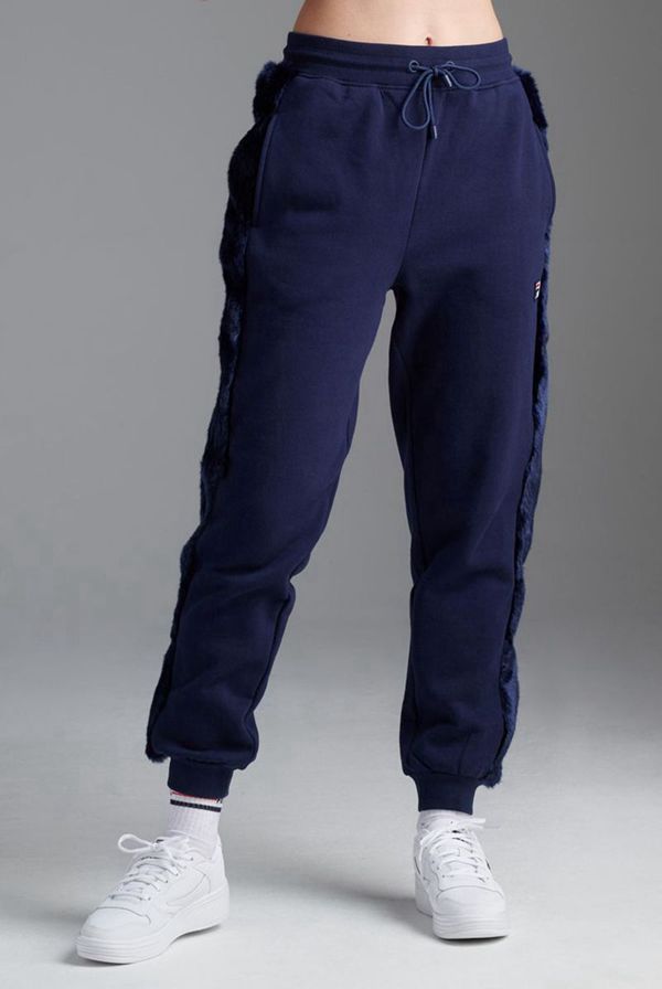 Fila Jogger Nohavice Damske Námornícka Modrá - Constance Fur Insert Vypredaj - Slovakia 04572-MYBW